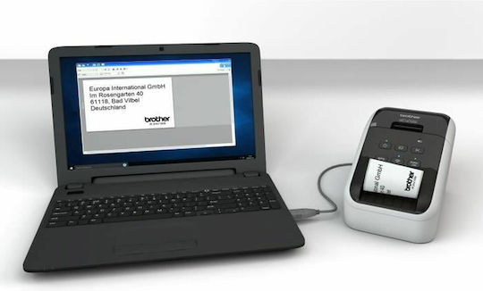 Brother Ql-810w Imprimantă de Etichete Transfer Direct USB, Wi-Fi, Bluetooth, Ethernet