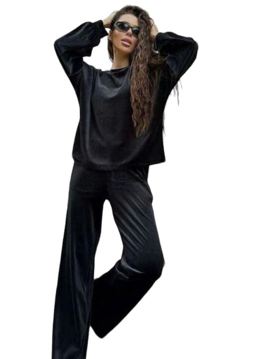 Christin Set Women's Sweatpants BLACK Velvet