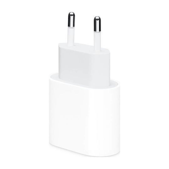 Apex Φορτιστής Χωρίς Καλώδιο με Θύρα USB-C 20W Λευκός (Apex AP-20WAPCH)