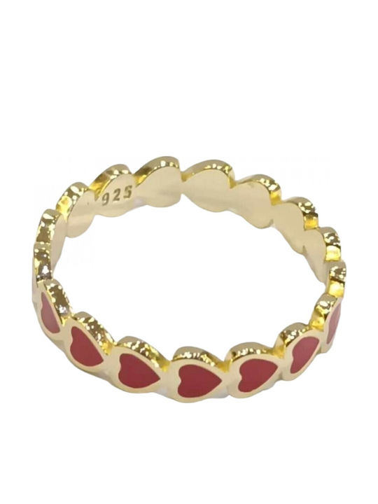 Prince Silvero Damen Ring aus Silber Vergoldet