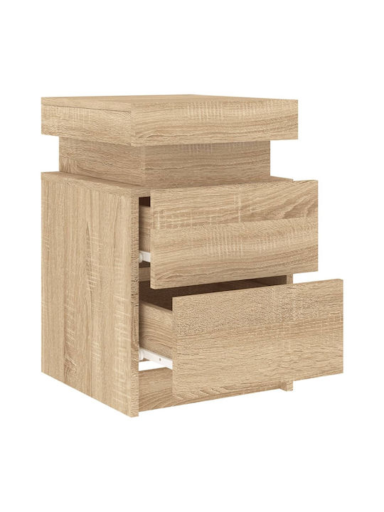 Noptiere Stejar Sonoma 2buc 35x39x55cm