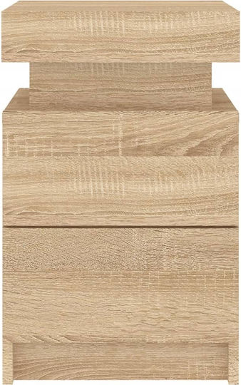 Noptiere Stejar Sonoma 2buc 35x39x55cm