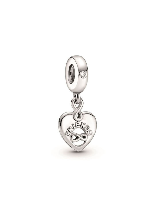 Pandora Friends Forever Heart Charm with design Heart