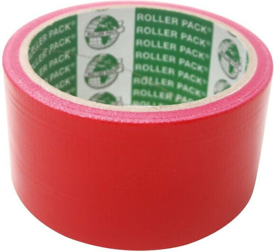 Roller Pack Самозалепваща Лента за тъкани Червена 48ммx10м 1бр Roller Pack Самозалепваща Лента за тъкани Червена 48ммx10м 1бр