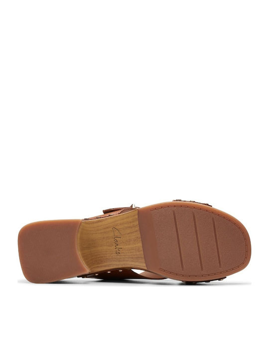 Sivanne Walk Leather Sandals Tabac Brown