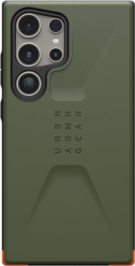 UAG Civilian Back Cover Plastic 2mm with Strap Green (Galaxy S24 Ultra)