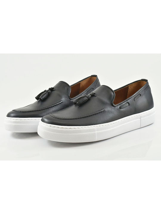 Robinson Men's Piele Mocasini Negru