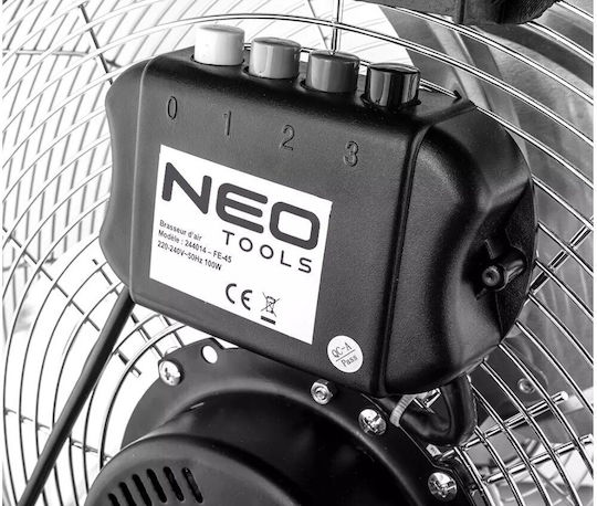 Neo Tools Промишлен вентилатор Подов 100W с диаметър 45см