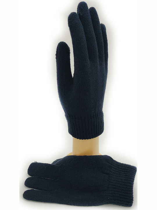 Marineblau Gestrickt Handschuhe