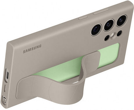 Samsung Standing Grip Задна корица Силикон Taupe (Galaxy S24 Ultra)