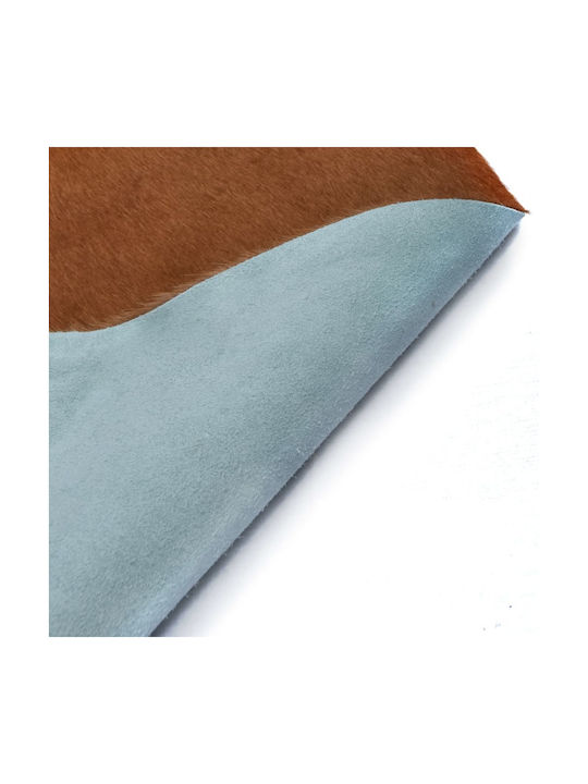 vidaXL Χαλί Ορθογώνιο Δερμάτινο Καφέ 180x220cm