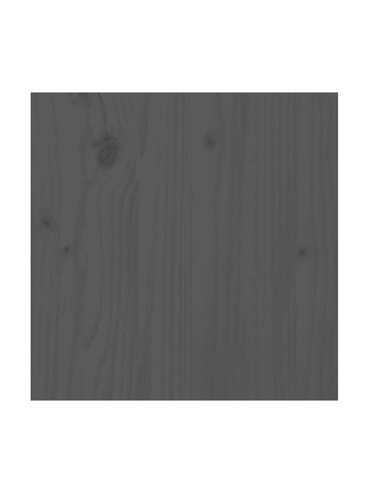vidaXL Planter Box Wooden Gray 84x73cm.