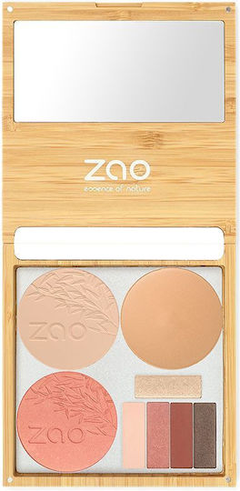 Zao Organic Makeup Μαγνητική Θήκη Μπαμπού Με Καθρέφτη
