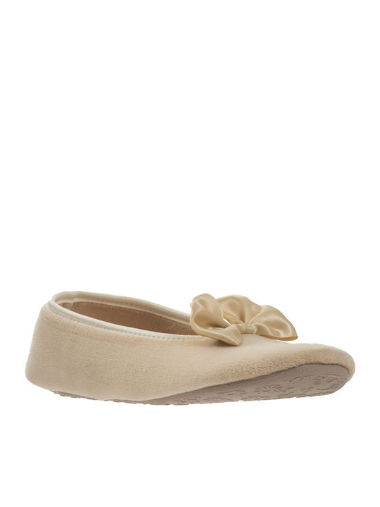 Closed Women's Slippers Beige