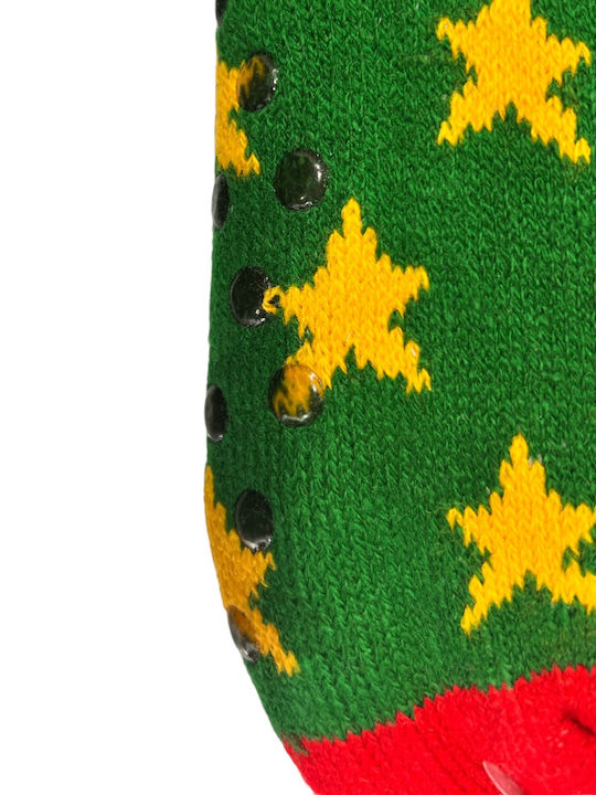 Christin Kids' Slipper Socks Green