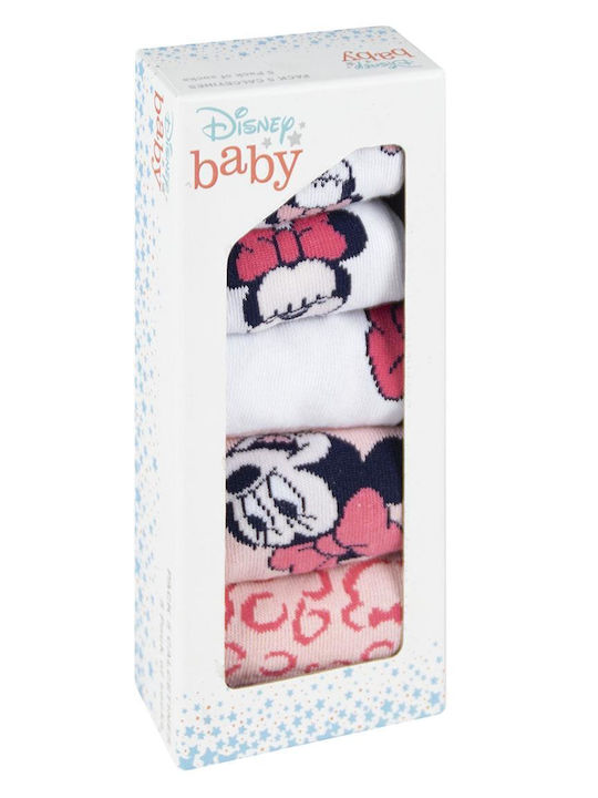 Cerda Παιδικές Κάλτσες Μακριές Disney Baby Minnie Mouse Πολύχρωμες