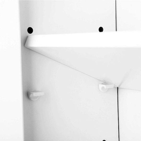 Vasagle Bathroom Cabinet Laundry L60xW20xH70cm White