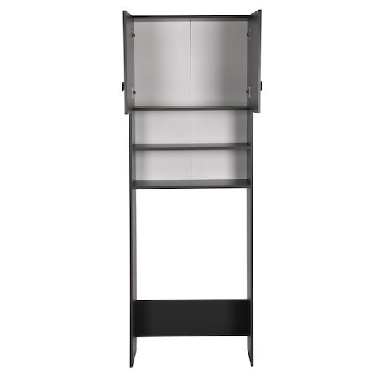 HomeMarkt Terry Bathroom Cabinet Laundry L64xW29xH181cm Gray