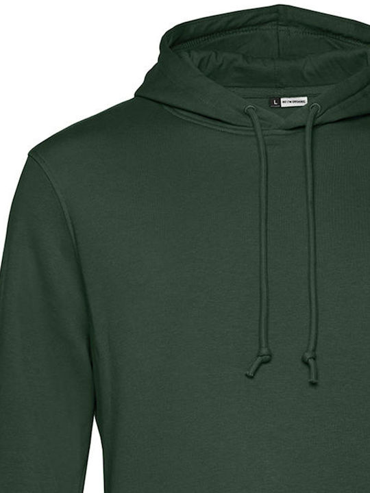 B&C Men's Long Sleeve Promotional Sweatshirt Green