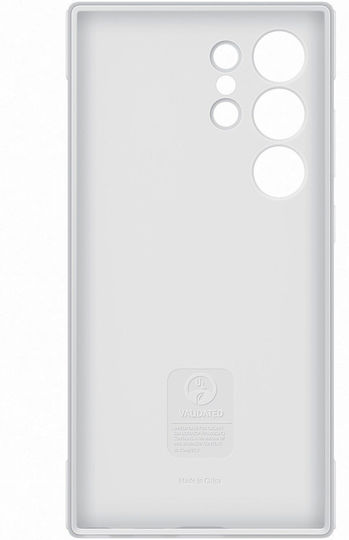 Samsung Back Cover Πλαστικό Σετ με Τζαμάκι Γκρι (Samsung S24 Ultra)