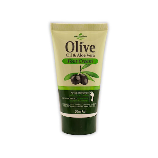 Madis Herbolive Oil & Aloe Vera Ενυδατική Λοσιόν Ανάπλασης Ποδιών 50ml