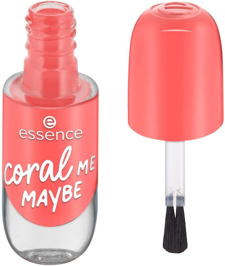 Essence Coral Me Maybe Glossy Βερνίκι Νυχιών Μακράς Διαρκείας Κοραλί 52 8ml