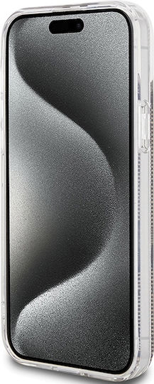 Guess Umschlag Rückseite Kunststoff Braun (iPhone 15 Plus / 16 Plus)