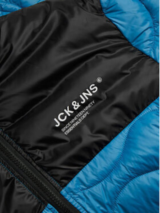 Jack & Jones Ανδρικό Χειμωνιάτικο Μπουφάν Puffer Μπλε