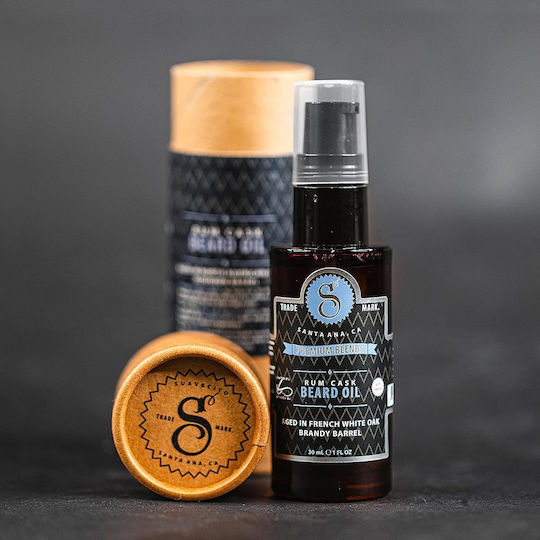 Suavecito Λάδι Περιποίησης για Γένια και Μουστάκι Rum 30ml