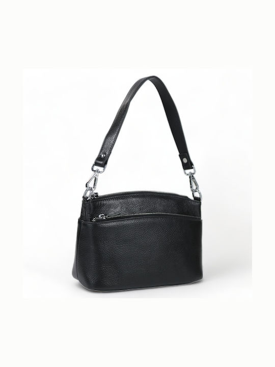 Passaggio Leather Leather Women's Bag Crossbody Black