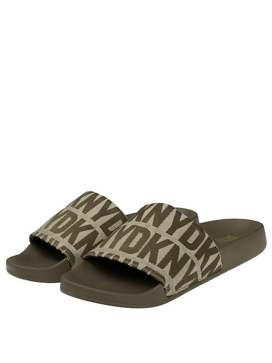 DKNY Synthetic Leather Women's Sandals Brown