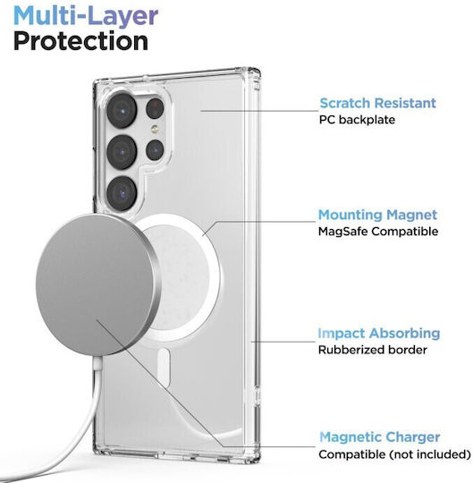 Spigen Liquid Crystal Back Cover Silicone Transparent (Galaxy S23 Ultra)