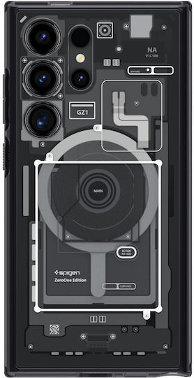 Spigen Ultra Hybrid Onetap Задна корица Пластмаса 2мм Zero One (Galaxy S24 Ultra)