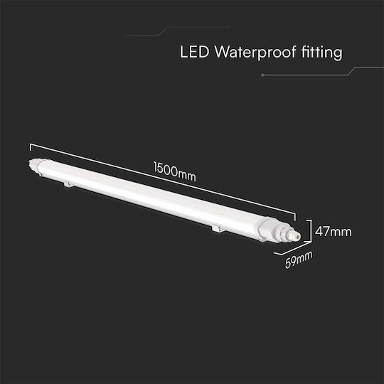 V-TAC Φωτιστικό Σκαφάκι με Ενσωματωμένο LED 48W 150εκ.