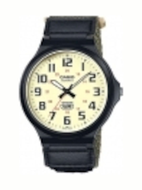 Casio Casio Edifice Ρολόι Μπαταρίας με Υφασμάτινο Λουράκι