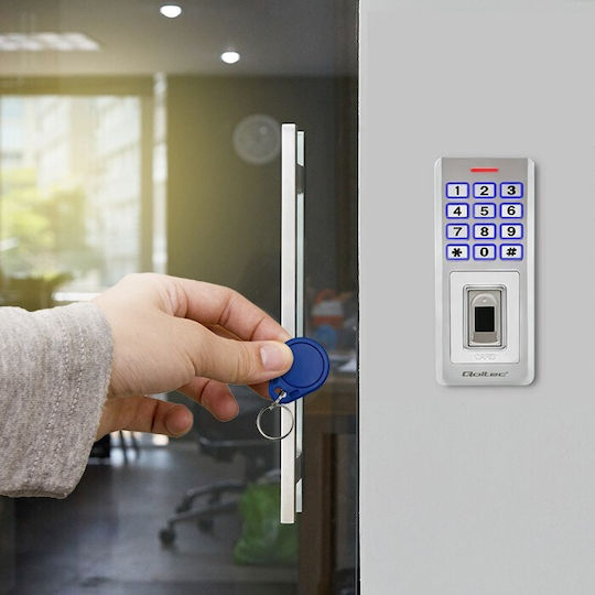 Qoltec Access Control για Πρόσβαση με Δακτυλικό Αποτύπωμα , Κάρτα και Κωδικό