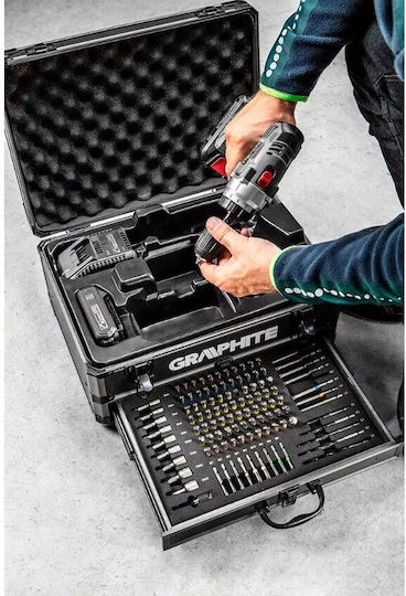 Graphite Set Δραπανοκατσάβιδο Μπαταρίας 18V