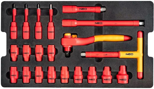 Neo Tools Βαλίτσα με 52 Εργαλεία Ηλεκτρολόγου