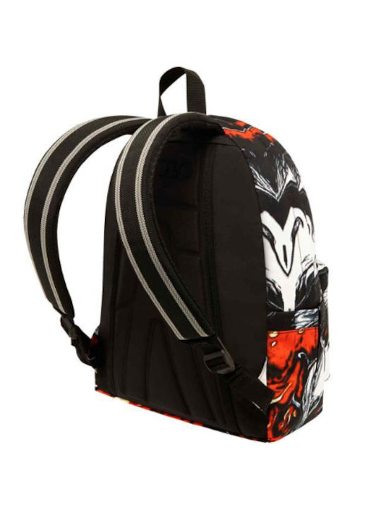 Polo Scarf Art School Bag Backpack Junior High-High School in Black color