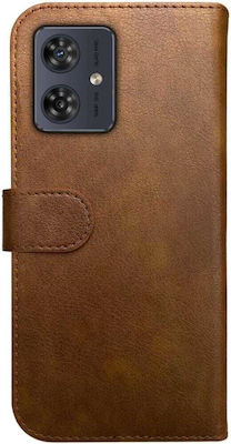 Rosso Pu Wallet Synthetic Brown (Motorola Moto G54)