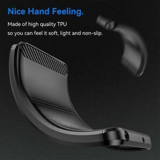 HappyCase Back Cover Σιλικόνης Μαύρο (Galaxy S23+)