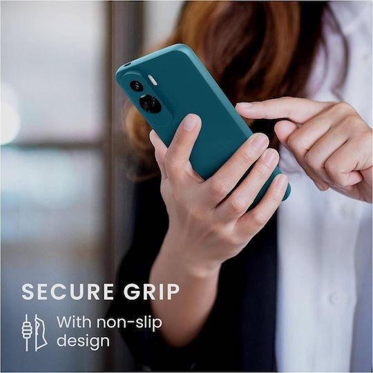 KWmobile Πλαίσιο Κάμερας Back Cover Σιλικόνης 1.3mm Μπλε (Honor 90 Lite)