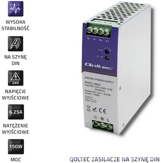 Qoltec Putere Comutator Industrial 50903