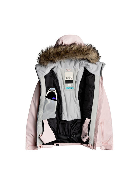 Roxy Kids Casual Jacket with Hood Pink