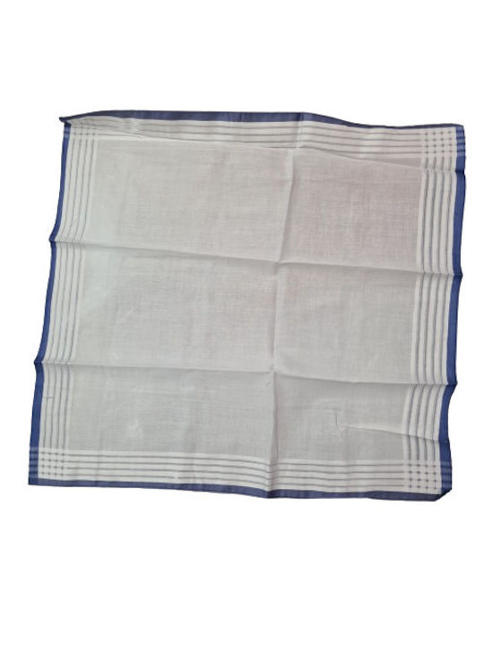 Handkerchief Nose Handkerchief Cotton Colored Blue stripe