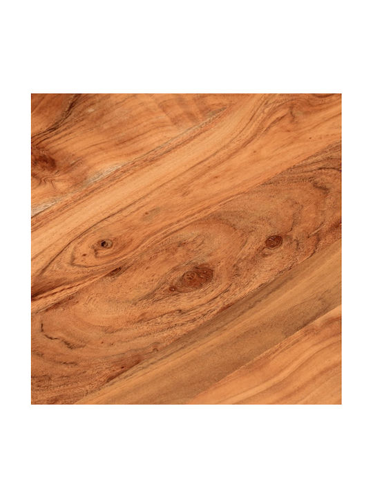 vidaXL Placemats Rotundă Lemn Maro 40cm 1buc