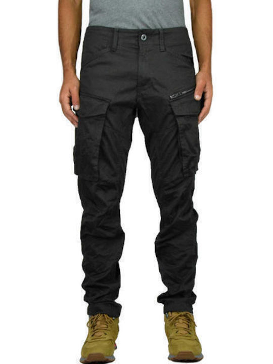 Rovic Zip 3d Παντελόνι Cargo Ελαστικό σε Κανονική Εφαρμογή Raven