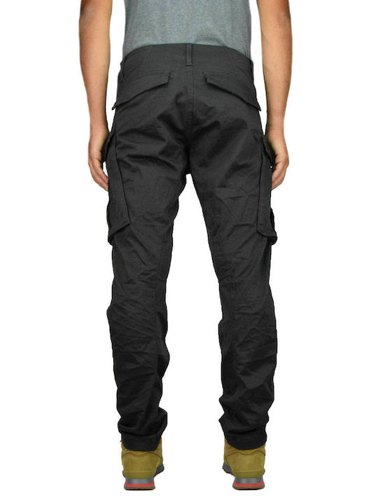Rovic Zip 3d Παντελόνι Cargo Ελαστικό σε Κανονική Εφαρμογή Raven