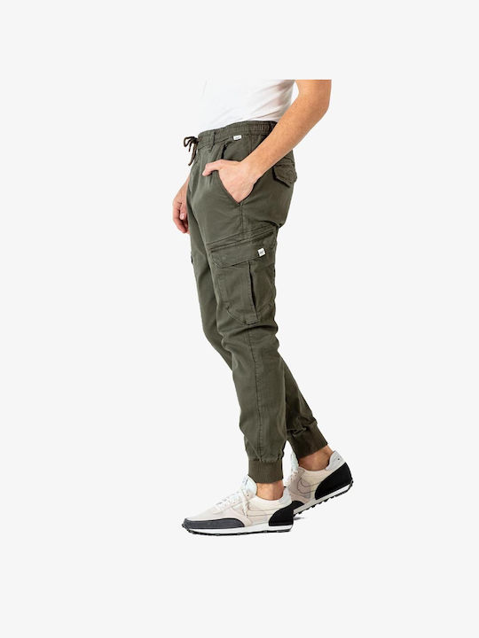 Reell Reflex Rib Pantaloni pentru bărbați Cargo Olive