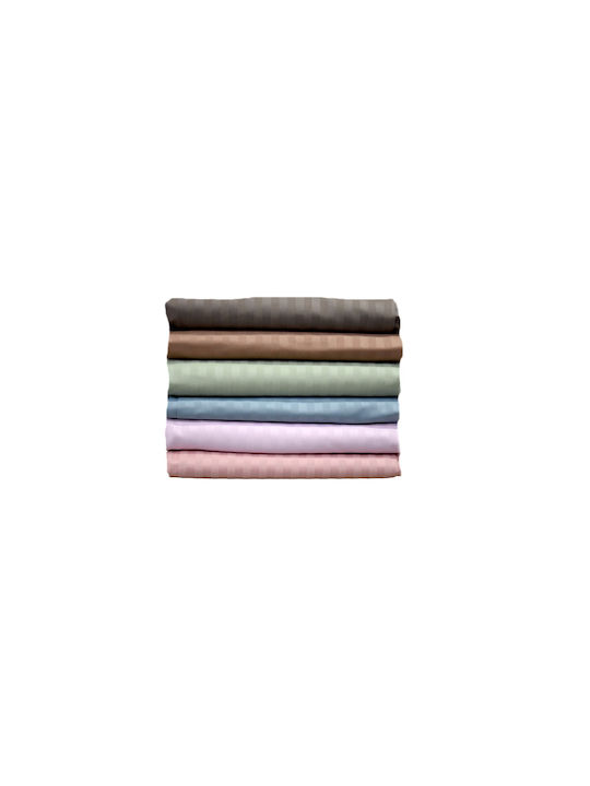 Decotelia Duvet Cover Set Queen with 2 Pillowcases 220x240 Coffee